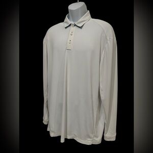 IBKUL MENS POLO SHIRT LONG SLEEVE ICEFIL SPF50 GOLF FISHING STRETCH L‎
